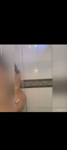 Nahomilra is on her way to the shower with her big ass.
