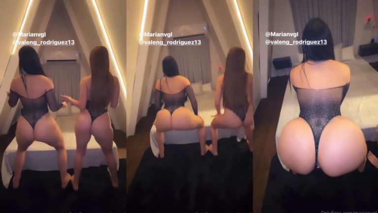 Marian Gomez Twerking With Her Friend